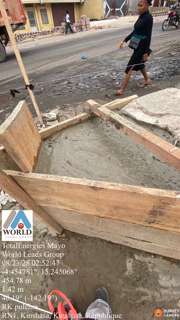 Pendant les travaux - Réparation mur de soutenement - Travaux spéciaux